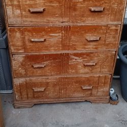 ANTIQUE Solid Wood Project Dresser..$50