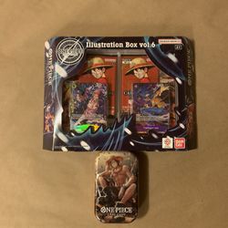 One Piece - Illustration Box 6 & Tin Volume 2 - Factory Sealed 