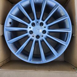 2015-2020 MERCEDES C300 C400 OEM Wheel 19x8.5 REAR Machined Grey (contact info removed) EACH
