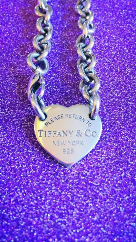 Return To Tiffany Heart Tag Necklace Choker
