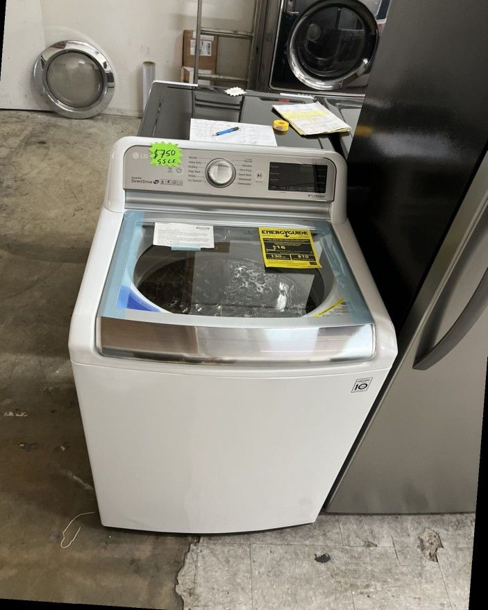 whiteg top load washer 5.5 cu feet