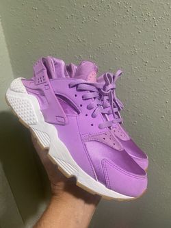 Nike Air Huarache Running Shoes Fuchsia Glow/Gum Light, Size 8.5