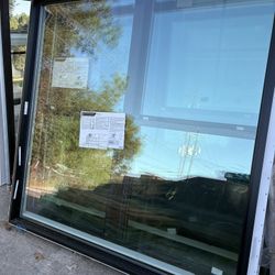 72 X 72 Picture Window In Black