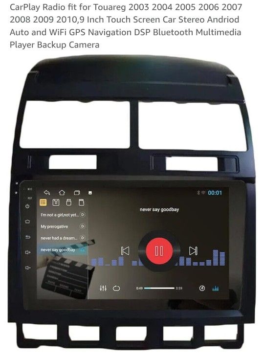 VW TOUREG radio Bluetooth Touch Screen Navigation