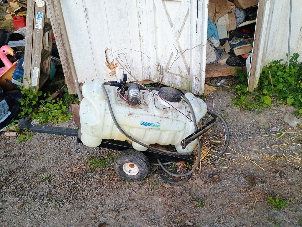 Sprayer Tank On Trailer