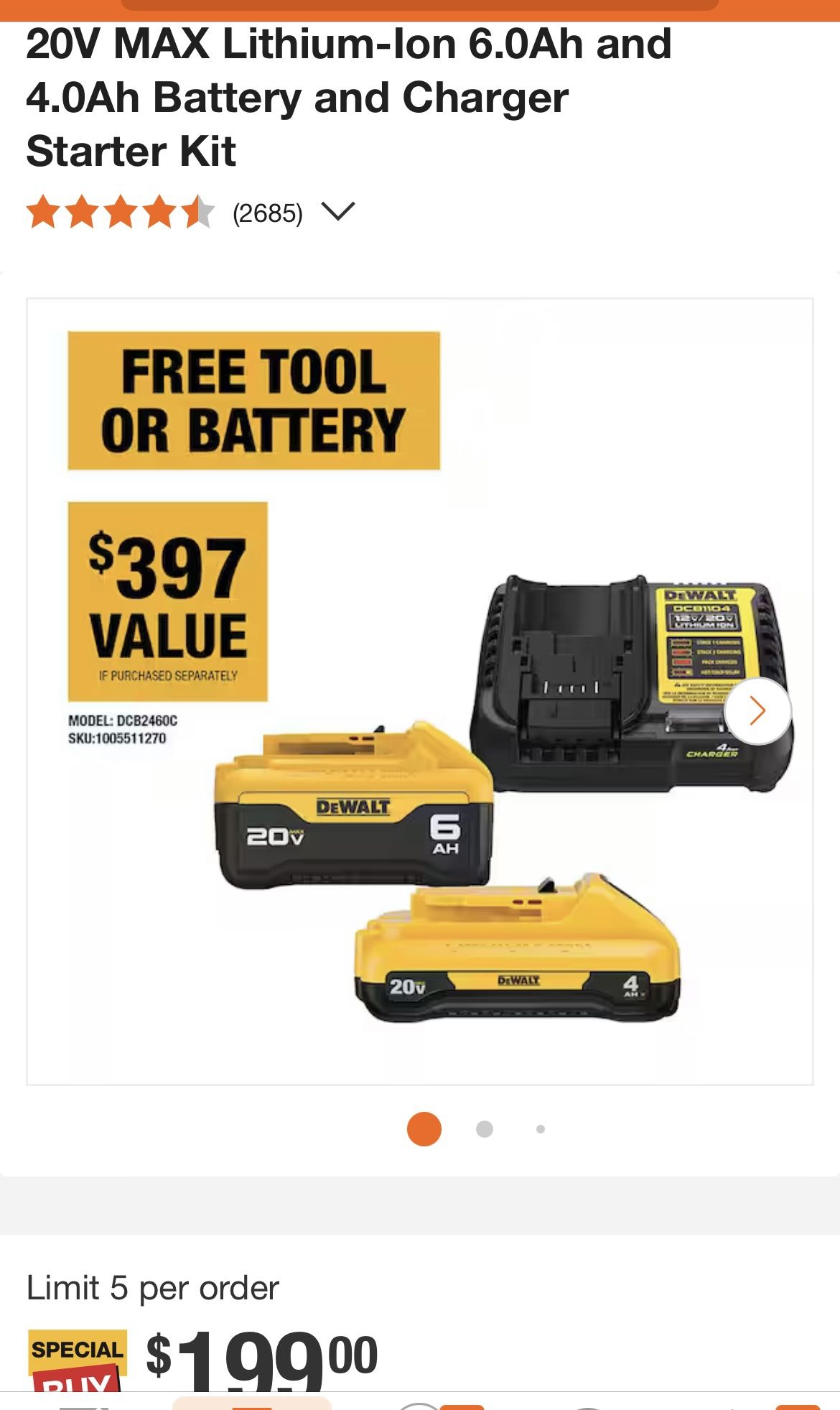 Dewalt batteries