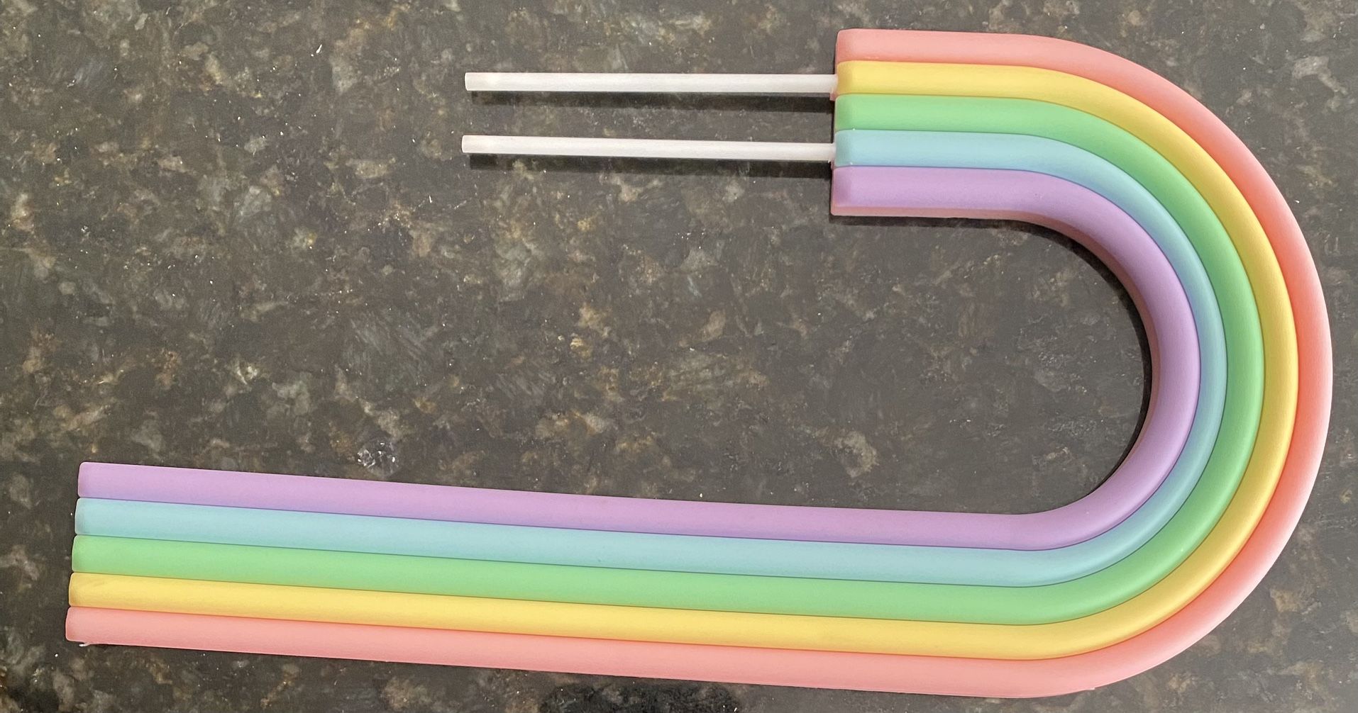 Rainbow Cake Topper