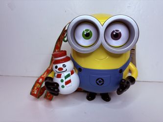 Universal Studios Holiday /Christmas Minion Popcorn Bucket