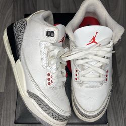 White cement reimagined Jordan 3s