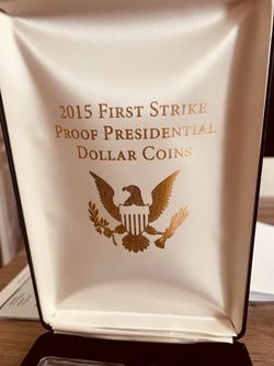2015 S Presidential Dollar Coin Set PCGS PR69DCAM First Strike - Original Case