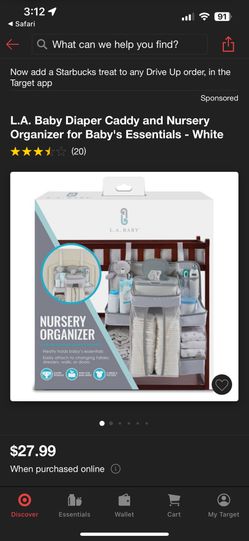L.a Baby Nursery Organizer