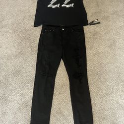 Black Mike Amiri Fit