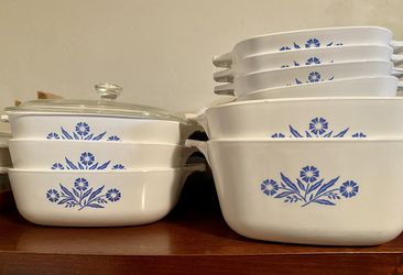 Corningware cornflower Dishes