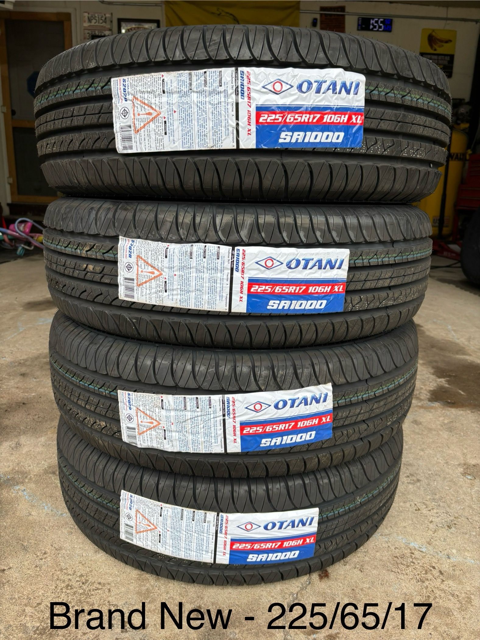 (4) - 225/65/17 Otani SA1000 Tires