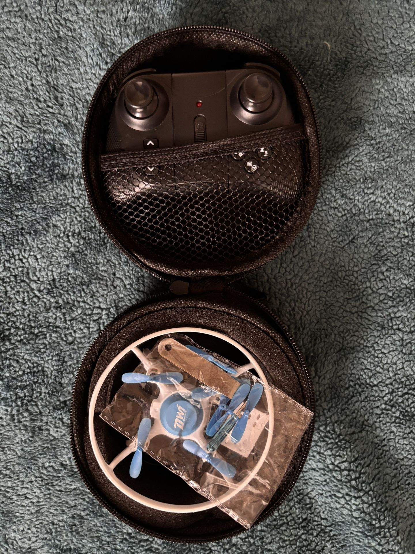 Blue And White Mini Drone