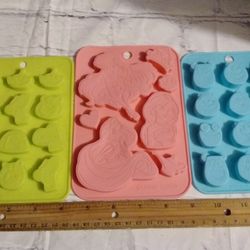 Disney Silicon Molds $12 For 3 Molds 
