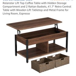 Lift Top Coffee Table 