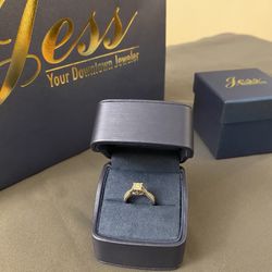 Diamond Cluster Engagement Ring