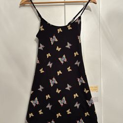 Butterfly Open-back Dress