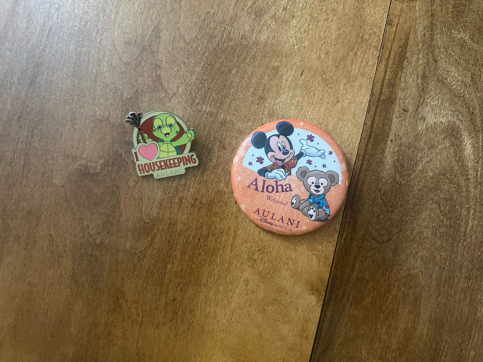 Disney’s Aulani - Housekeeping Pin And Welcome Pin 