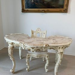1800 Desk With Marble Top
