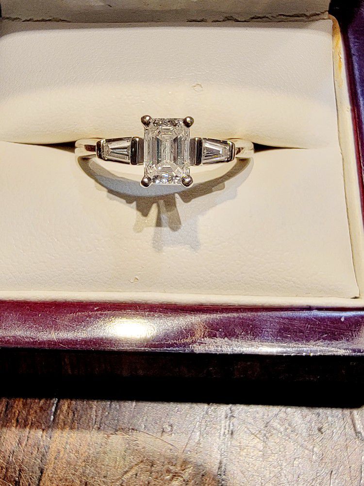 Gia Emerald Cut Engagement Ring