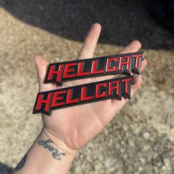 “Hellcat” Metal Emblems $15
