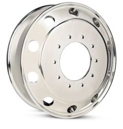 New in the box 19.5x6 Aluminum Wheel Rim 10x225mm 118mm Offset 170.1mm Center Bore Compatible with 2005–2022 Ram 5500 Inside Polished Fit 225/70R19.5