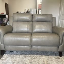 Leather Love Seat
