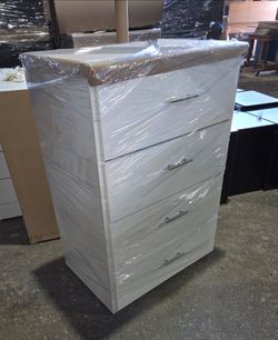 White Dresser, cajonera blanca