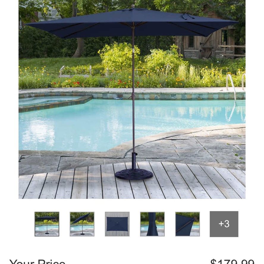 7 patio umbrella sale On 7.5FT Khaki Outdoor Table Umbrella,Market Umbrella with Push Button Tilt and Crank for Garden, Lawn, Deck, Backyard & Pool Air flows freely through an open space at the top of the canopy and creates a cooling cross breeze while adding extra stability against heavy winds;CLASSIC OUTDOOR DECOR Safavieh Athens 7.5 ft Square
