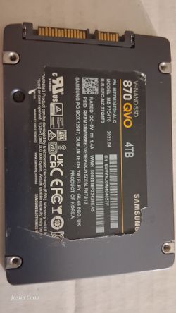 Samsung 870 QVO 4TB 2.5" SATA SSD