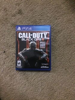 PS4 Call of Duty Black OPS