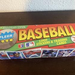 1990 Fleer 10th Anniversary Edition Baseball Complete Box Set