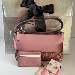 Kate Spade Crossbody bag, wallet and earrings