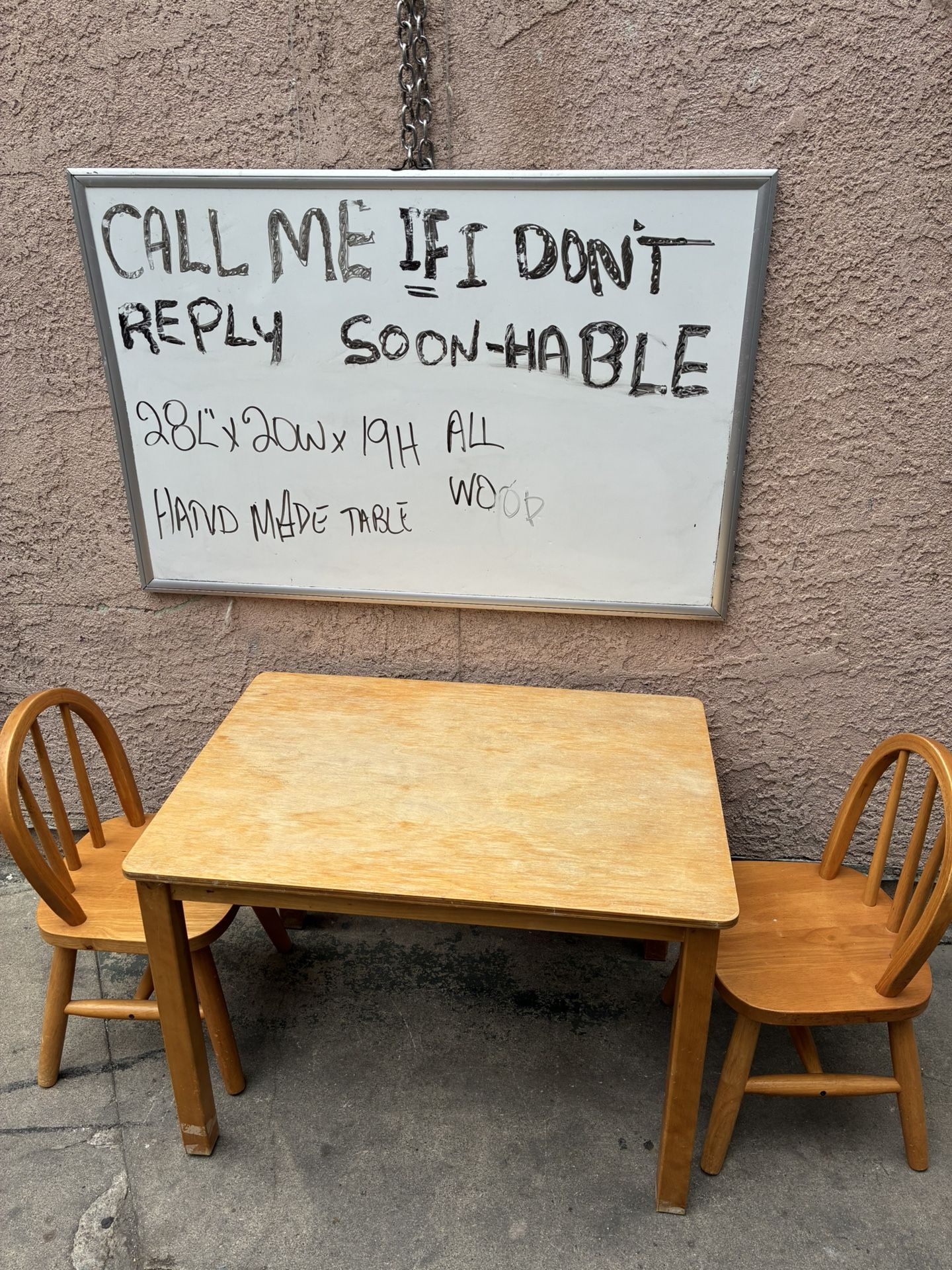 Kids Set Table And 2 Chairs