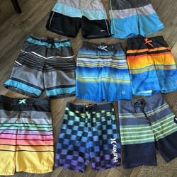 8 Pairs Boys Swim Trunks 