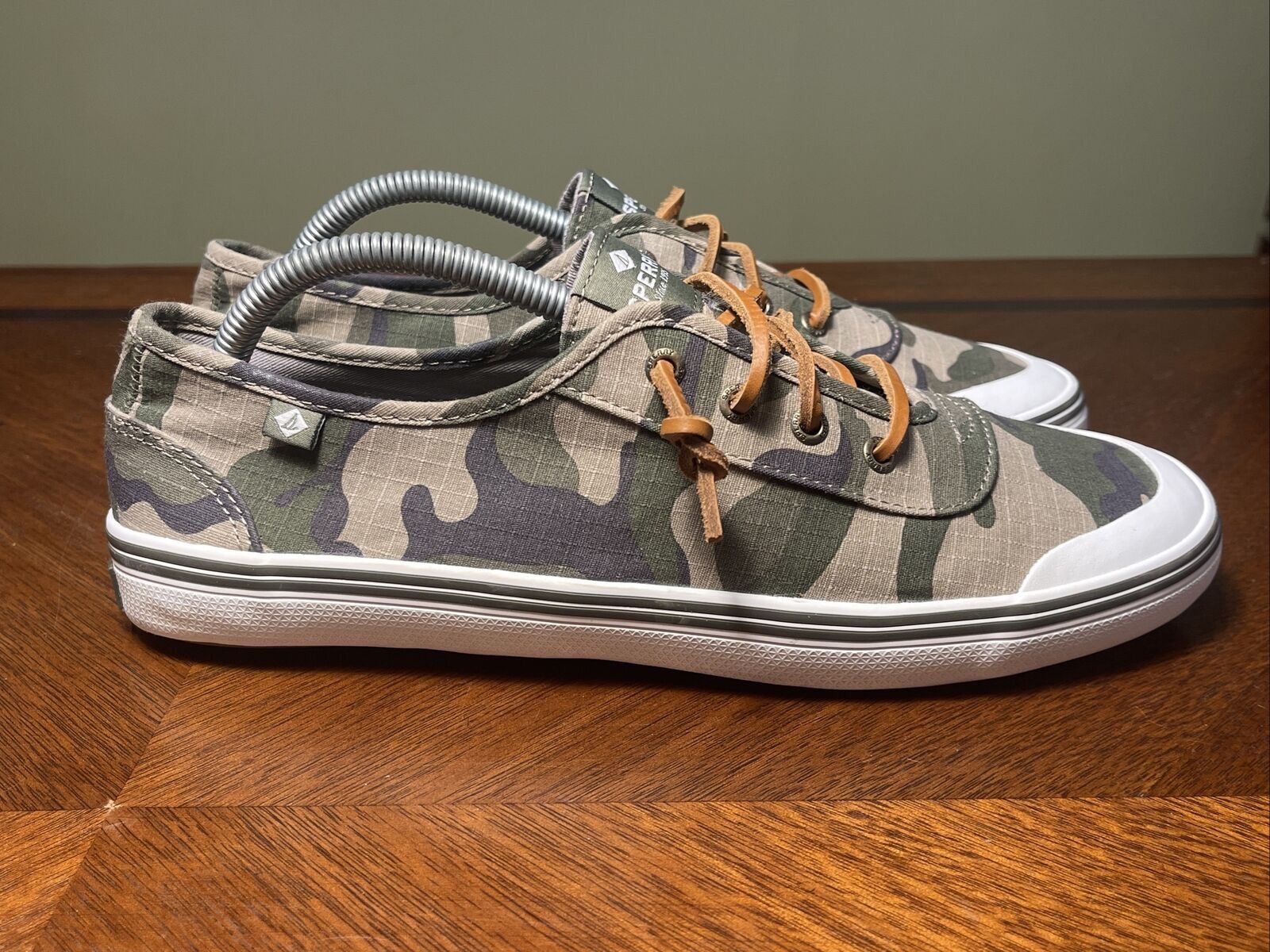 Sneakers Lace Up Slip On Camo Shoes Womens Sz 11 for Sale in Oklahoma ...