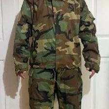 Camo Waterproof Jacket With Matching Trousers 