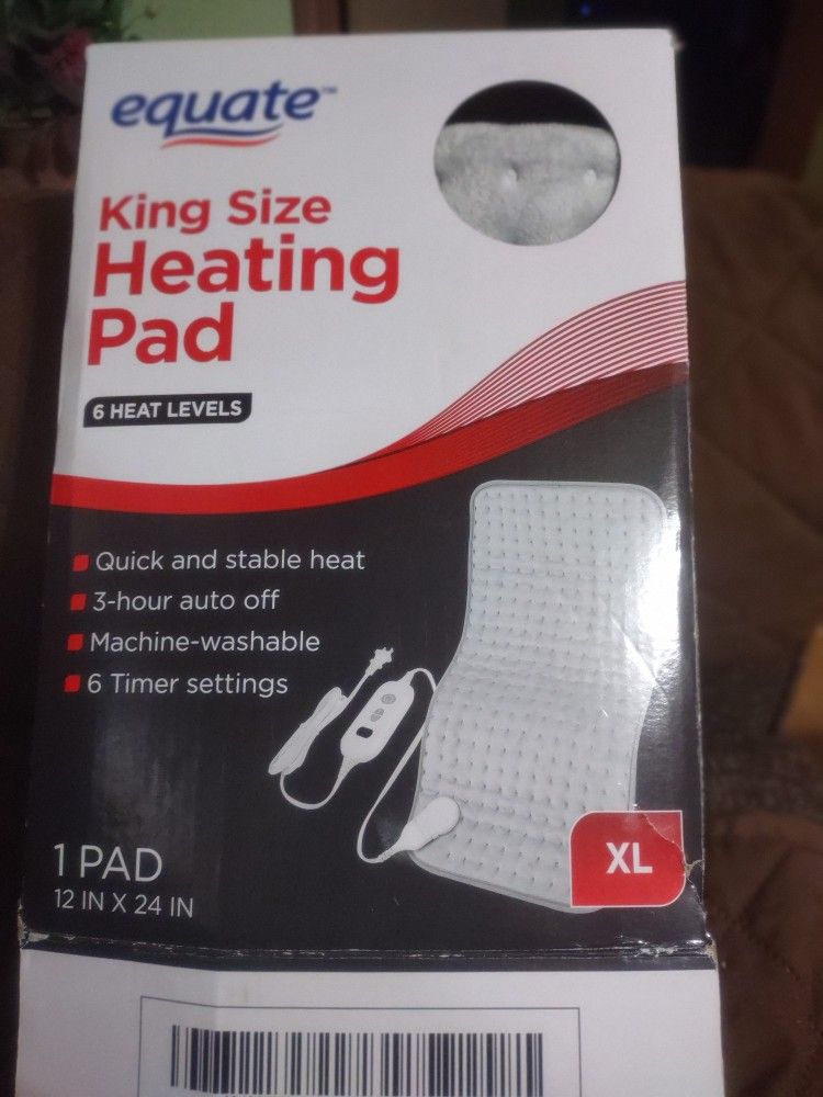 King Size Heating Pad New Bought But Didn't Use $25.In Donna Inside The City