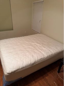 Full size bed with box