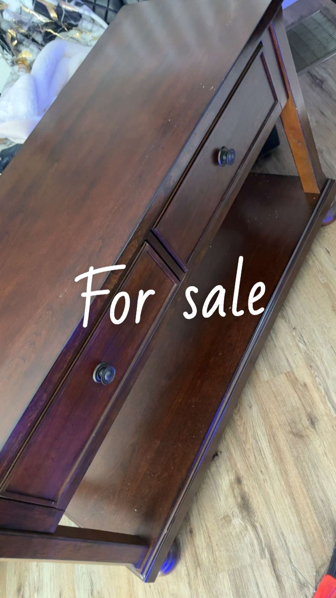 Console/ Cherry Wood