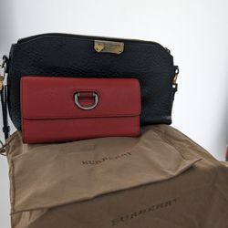 Burberry Crossbody And Wallet Set