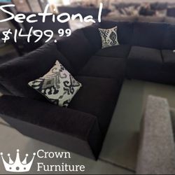 Black Sectional 