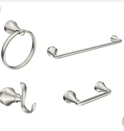 Moen Wellton 4-piece Bath Hardware Set