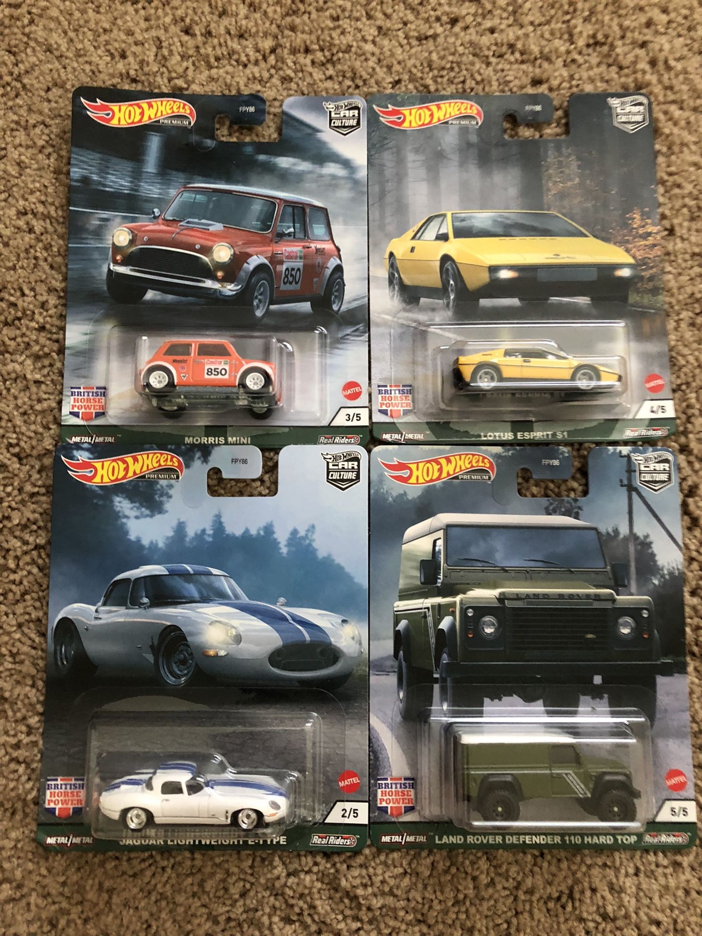 Hot Wheels British Horsepower Edition