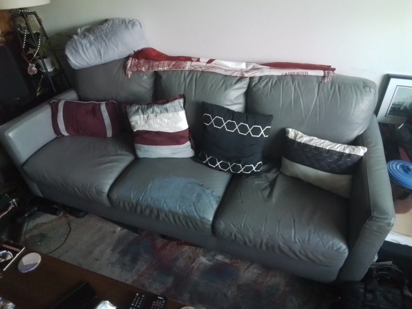 Free Leather Couch - Come Get It
