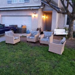 Four Piece Patio Chair Set Brand New Patio Outdoor Furniture Four Piece Outdoor Porch Chairs Brand New