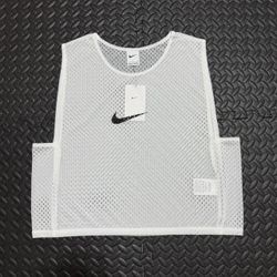 Nike Soccer Dry Park 20 Bib Vest Tee Uniform Shirt White DV7425-100 Unisex Large