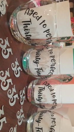 Cups, cake toppers, and cupcake toppers